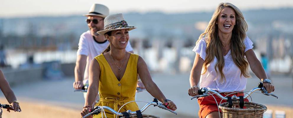 Group on a bike tour