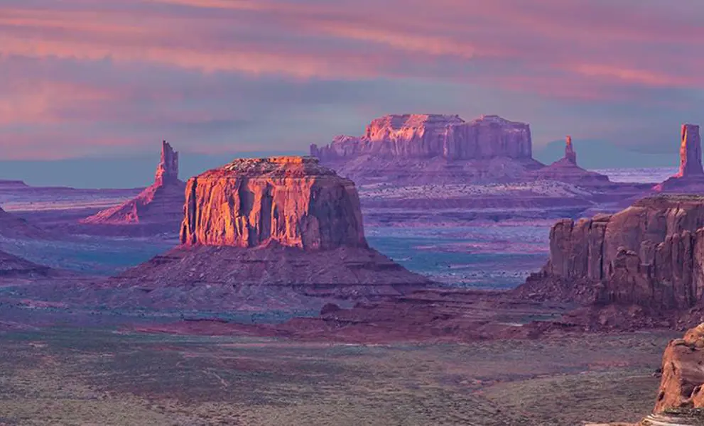 Sunset over Grand Canyon