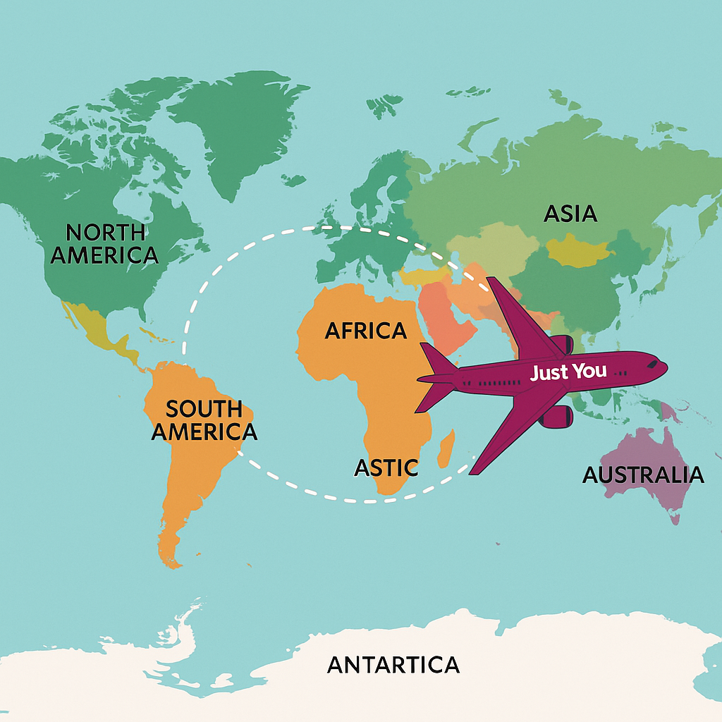 Map and Just You plane