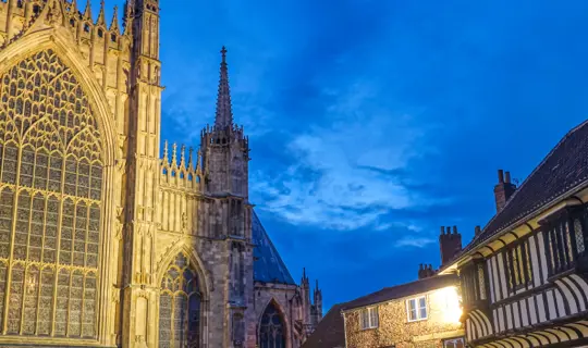 York in the evening