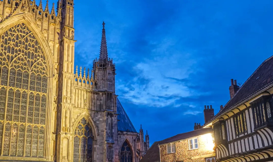 York in the evening