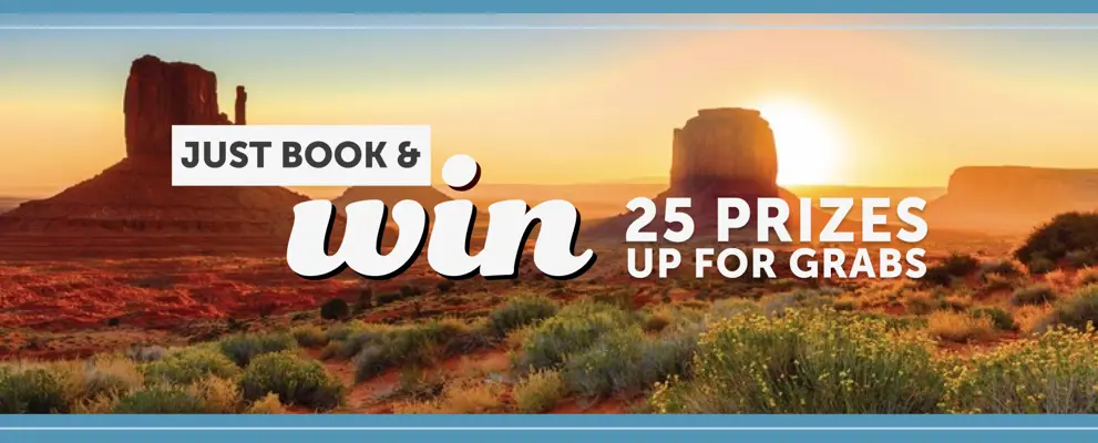 Book and Win Homepage