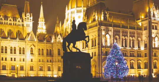 Budapest in christmas