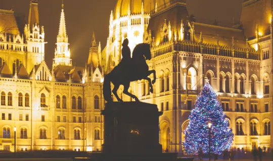 Budapest in christmas